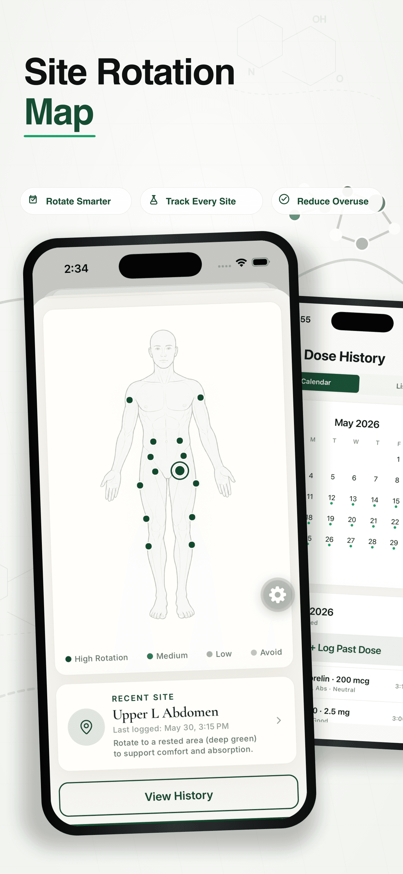 App Store preview showing application site rotation